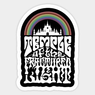 Temple of the Fractured Light Logo Sticker